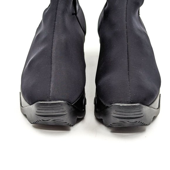 iRi Women WES Low Top Neoprene Navy Blue Platform Sneakers sz 6.5US EUR36.5 - Picture 12 of 12